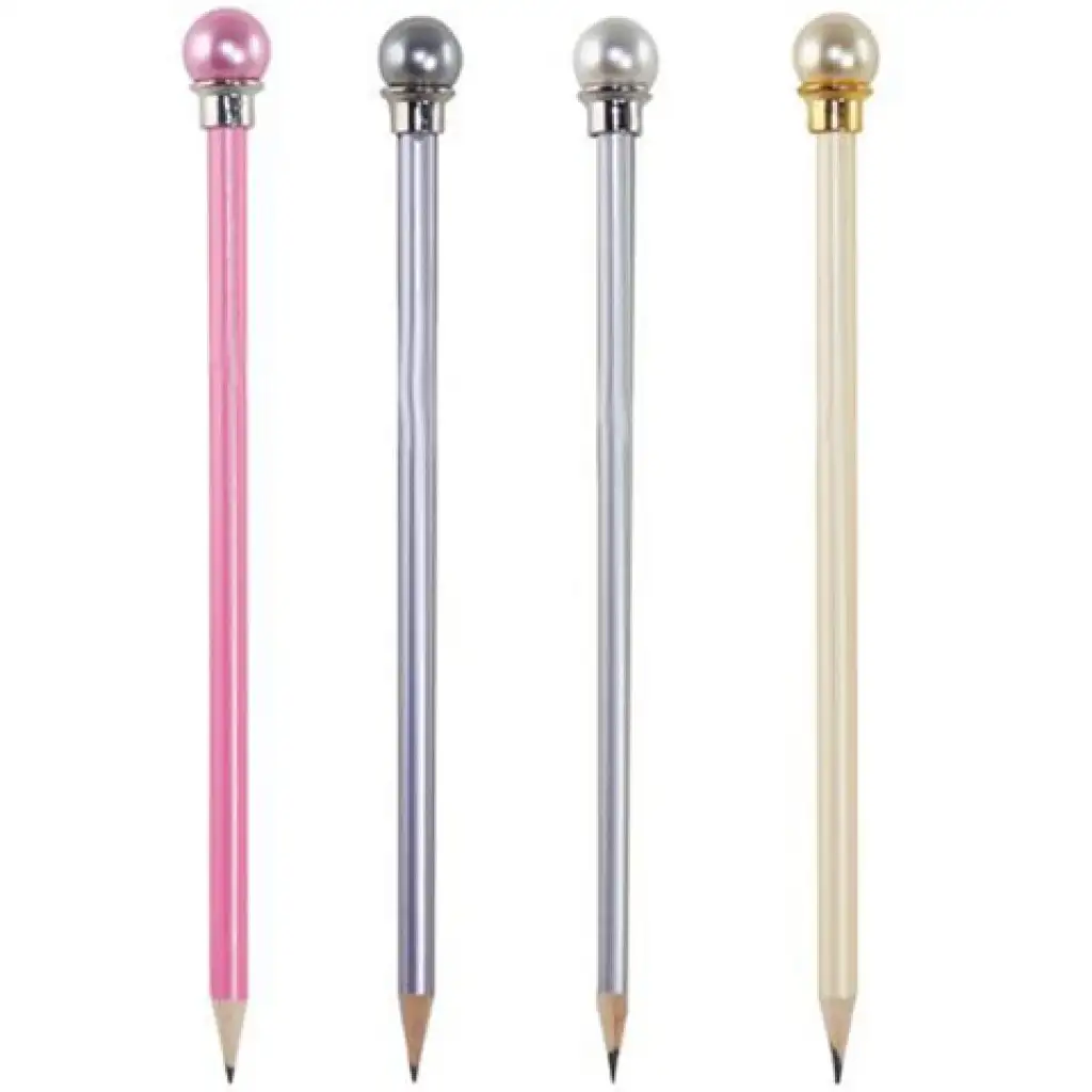 Tesoro Bleistift mit Perlenende in vier Varianten