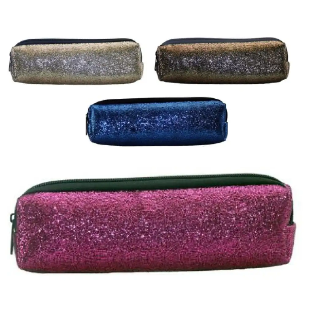 Tesoro glitzerndes Federmäppchen in verschiedenen Farben