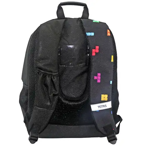 Tetris abgerundeter Schulranzen, Rucksack 33x16x45cm kép 2