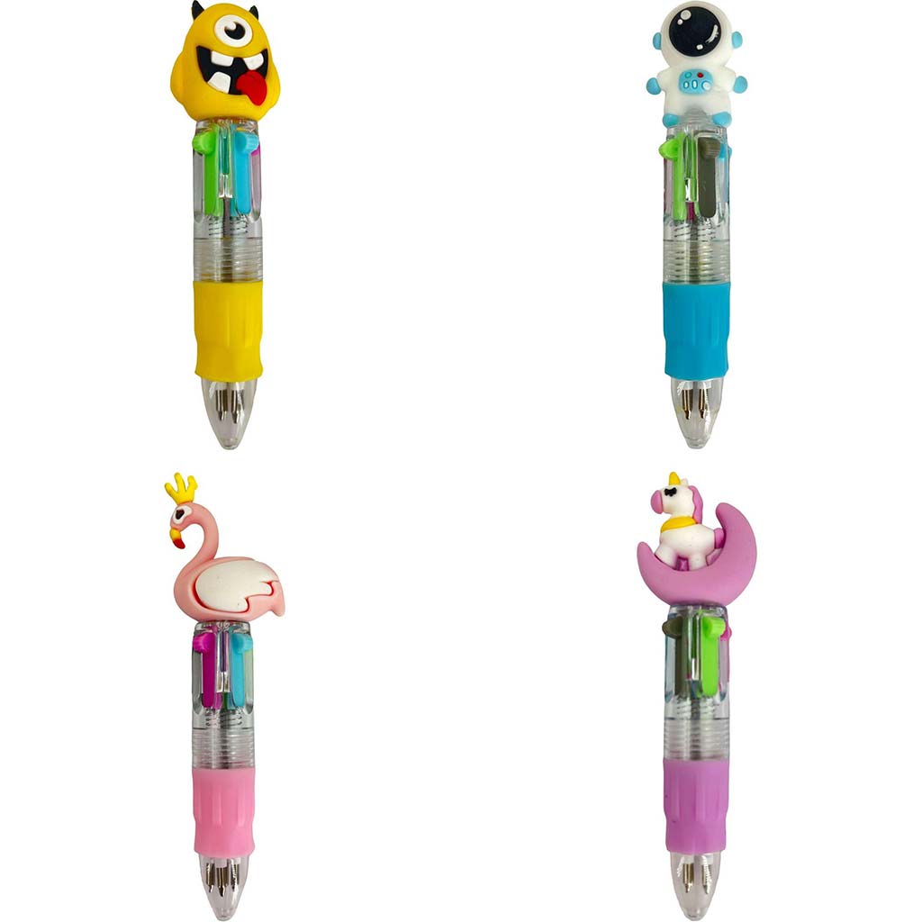 The Littlies: 4-farbiger Mini-Kugelschreiber, verschiedene Ausführungen, 1 Stück kép 2