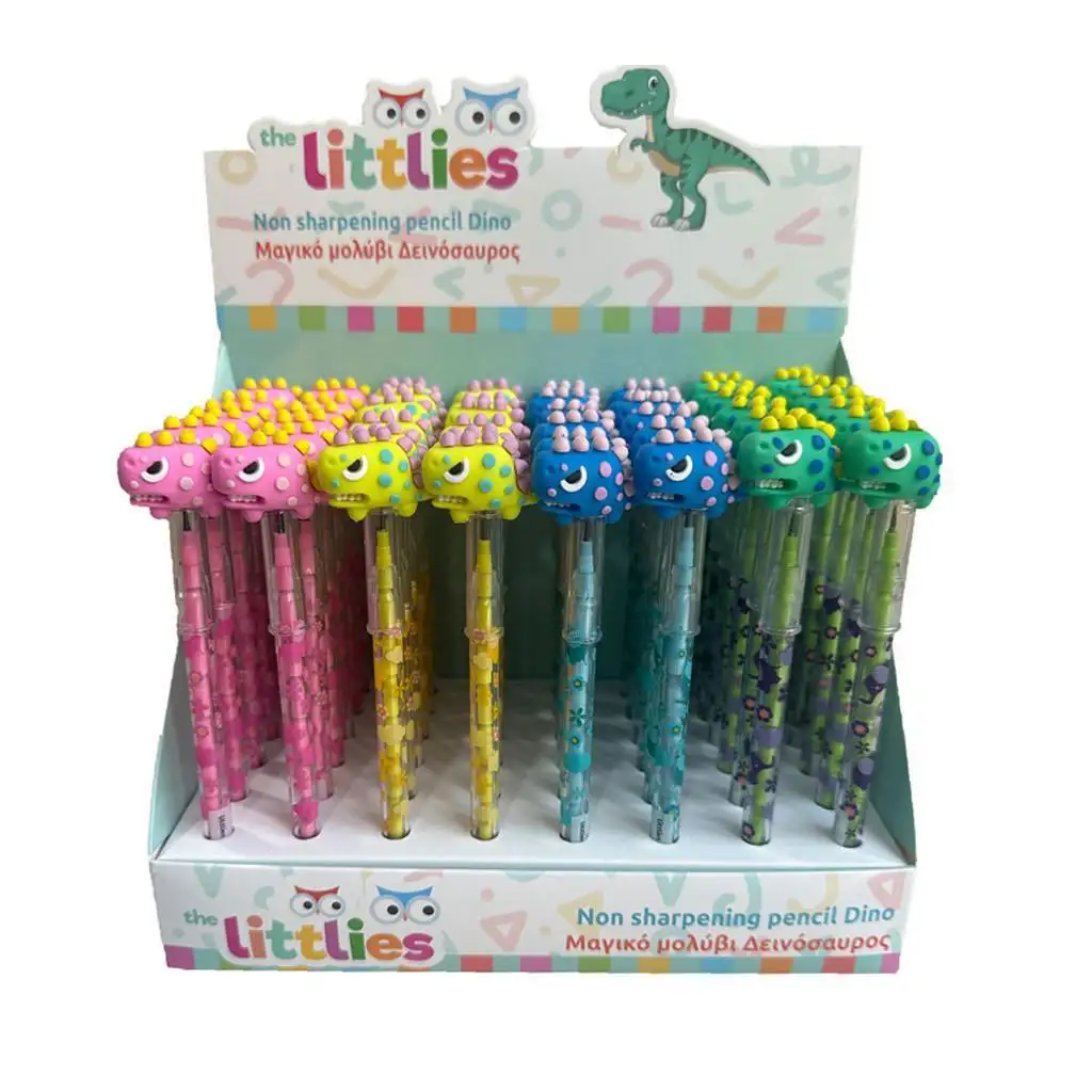 The Littlies: Druckbleistift mit Dinosaurier-Motiv, verschiedene Ausführungen, 1 Stück