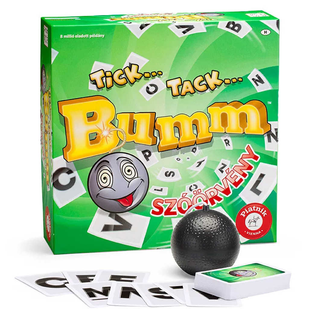 Tick Tack Bumm - Wortwirbel-Gesellschaftsspiel - Piatnik