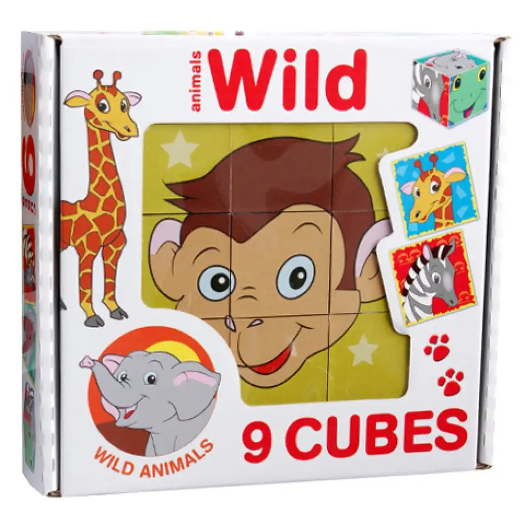 Tier-Würfelspiel 9 Stück