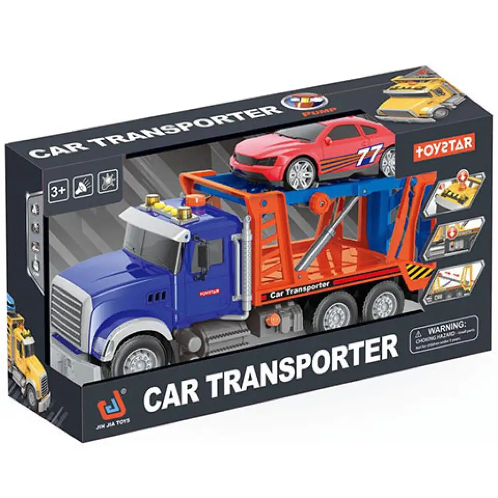 Toystar Autotransporter-LKW mit Licht und Sound 36cm