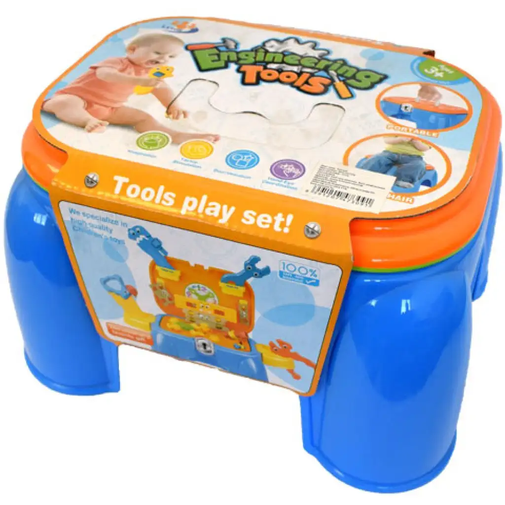 Tragbarer Hocker mit Werkzeugset kép 2