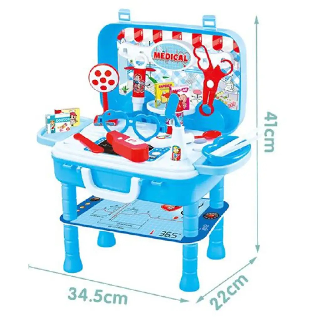 Tragbarer medizinischer Tisch im Aufbewahrungskoffer 34,5x22x41cm kép 2