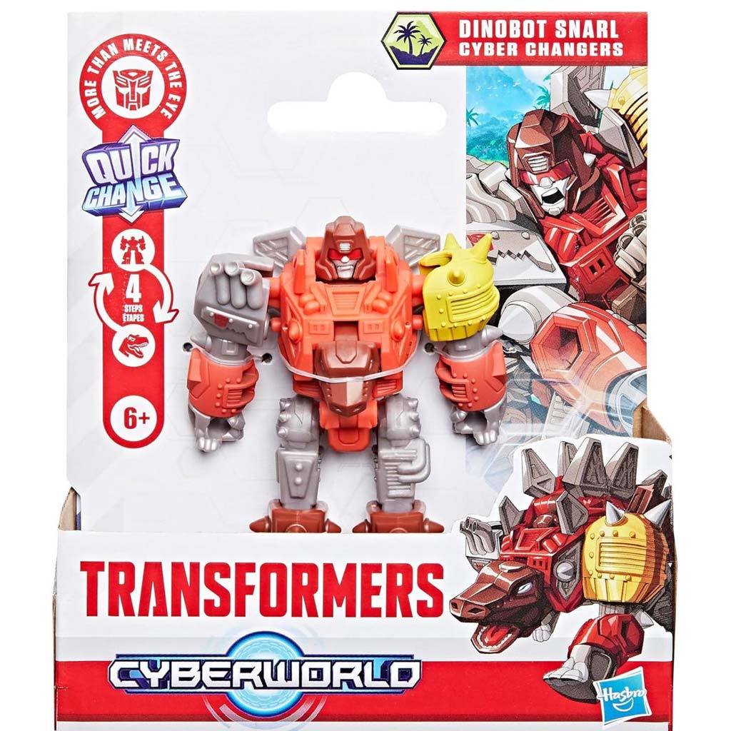 Transformers Cyberworld: Dinobot Snarl – Cyber Changers Figur – Hasbro