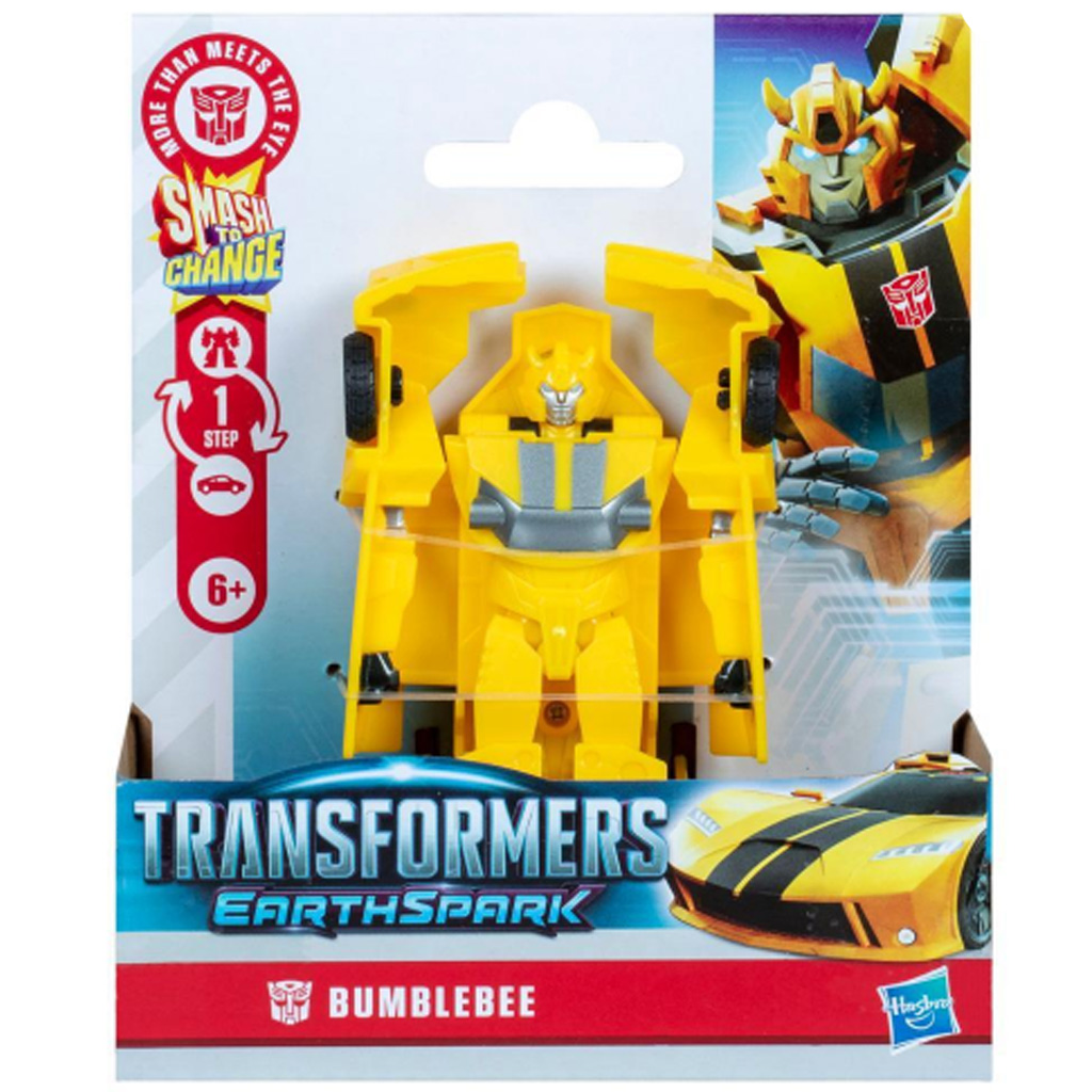 Transformers: Earthspark 1-Schritt-wechselnde Bumblebee-Figur – Hasbro kép 1