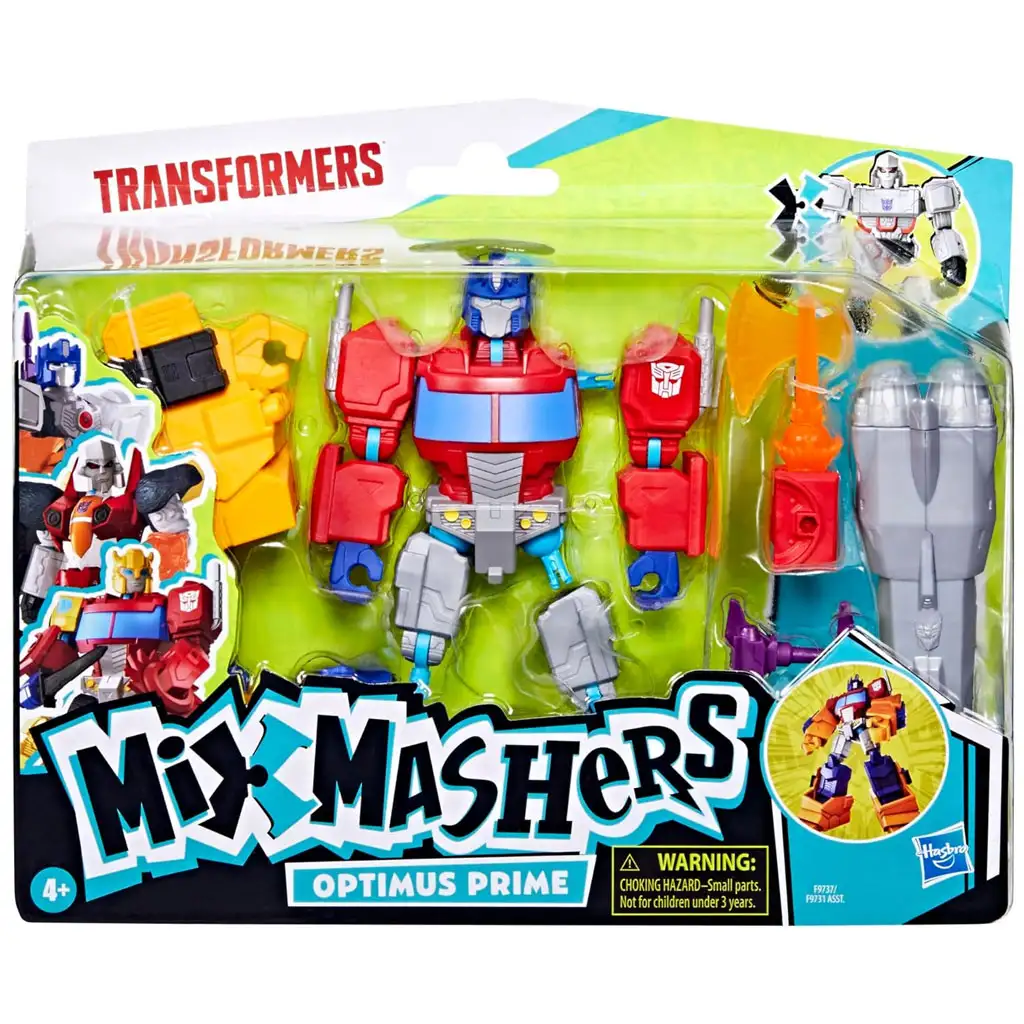 Transformers: Mix Mashers Optimus Prime Roboterfigur mit Zubehör - Hasbro