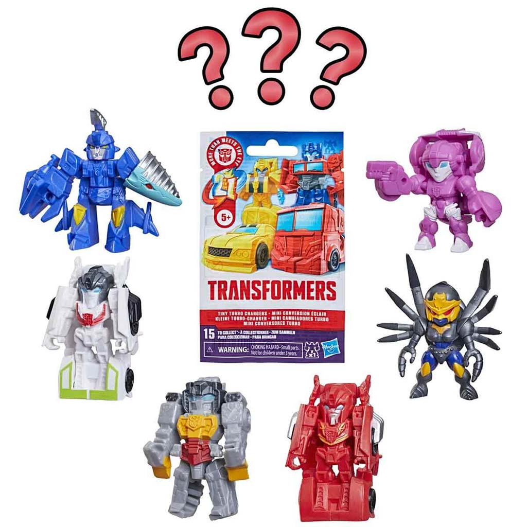 Transformers: Tiny Turbo Changers – schnell verwandelbare Überraschungsfiguren – Hasbro kép 1