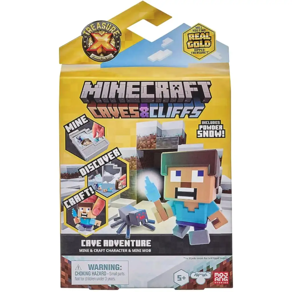 Treasure X Minecraft Figuren Höhlenabenteuer Überraschungspaket
