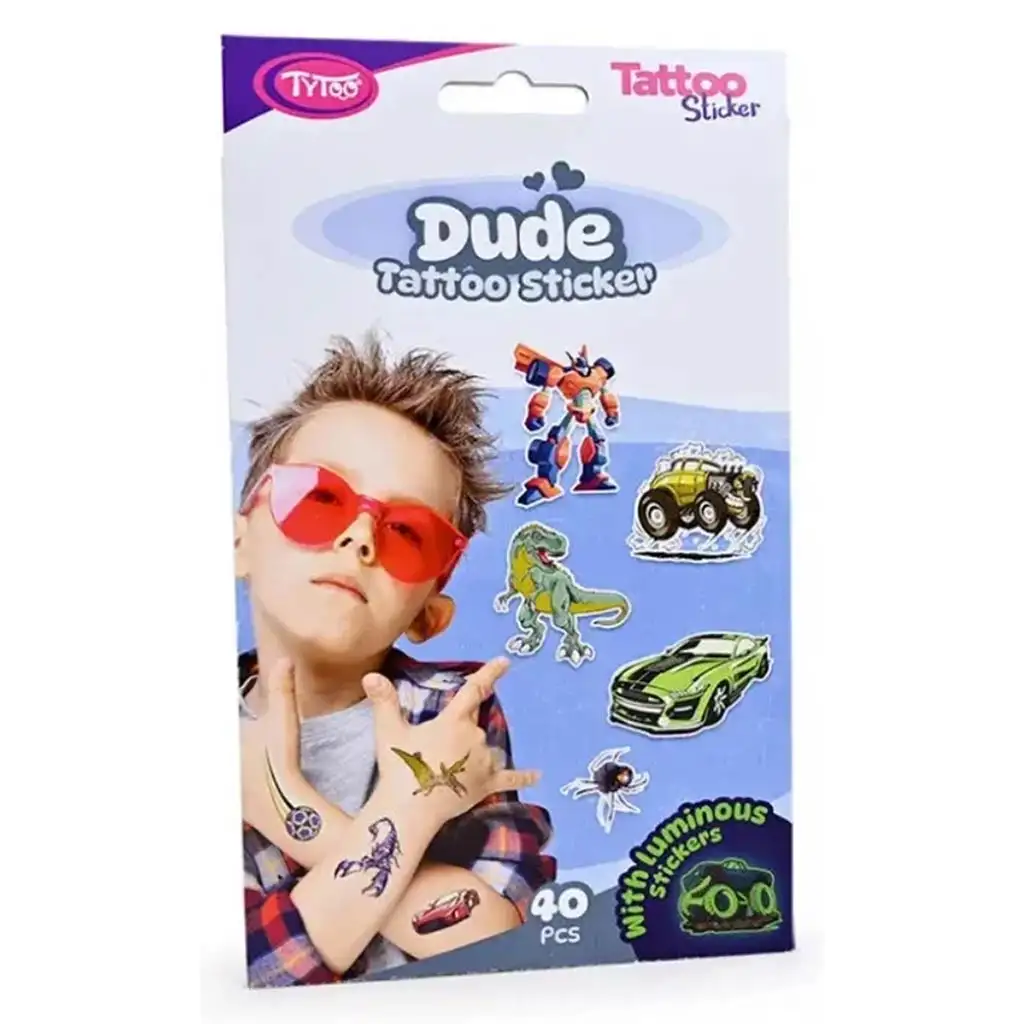 TyToo: Dude Tattoo Aufkleber Set