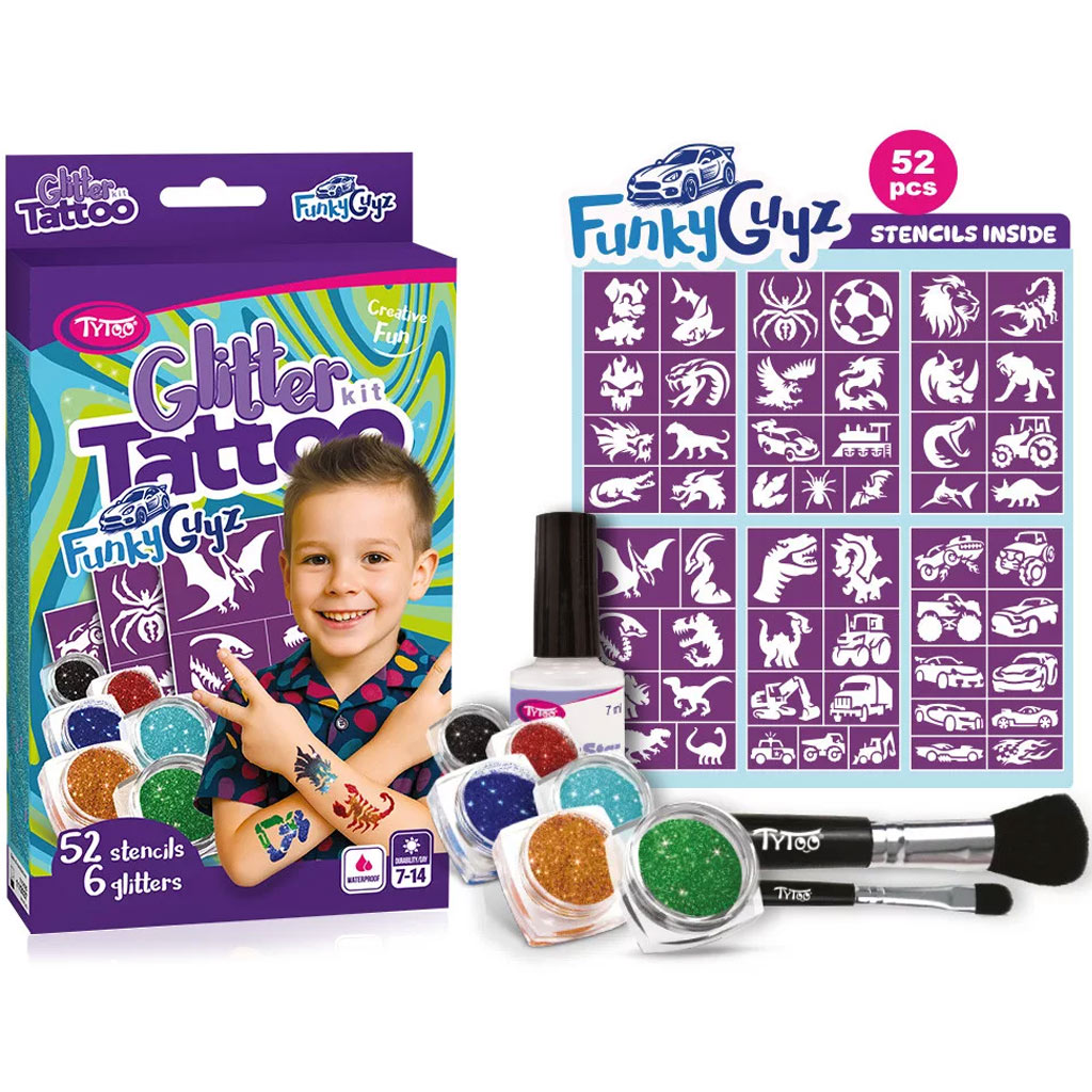 TyToo: FunkyGuyz Glitzertattoo-Set