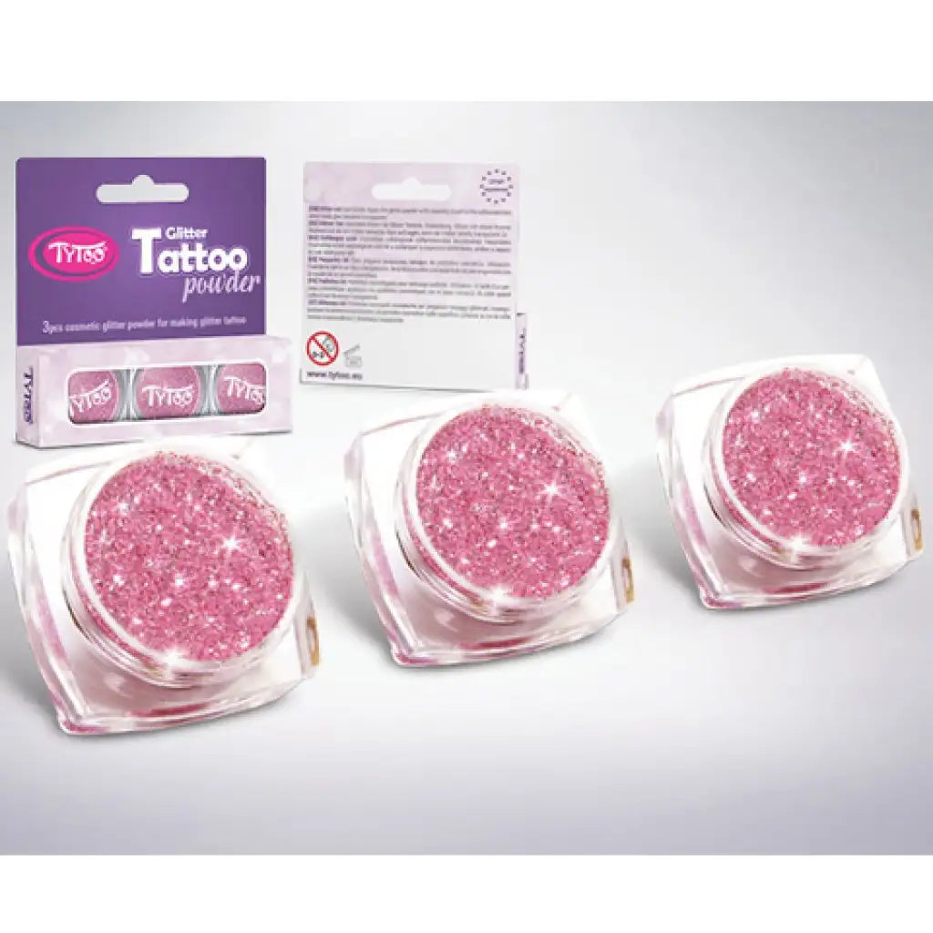 TyToo: Glitzerpulver-Set in Babyrosa 3x2,5ml kép 2