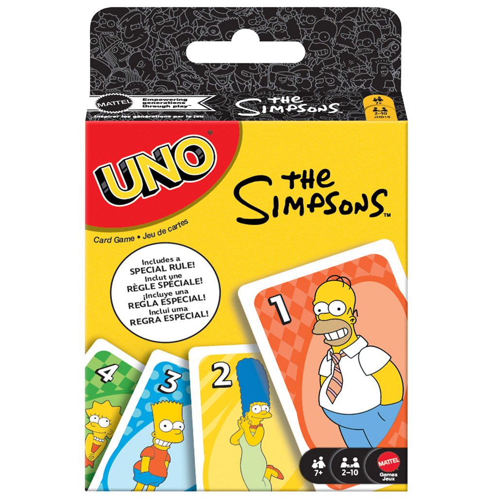 UNO Simpson Kartenspiel – Mattel