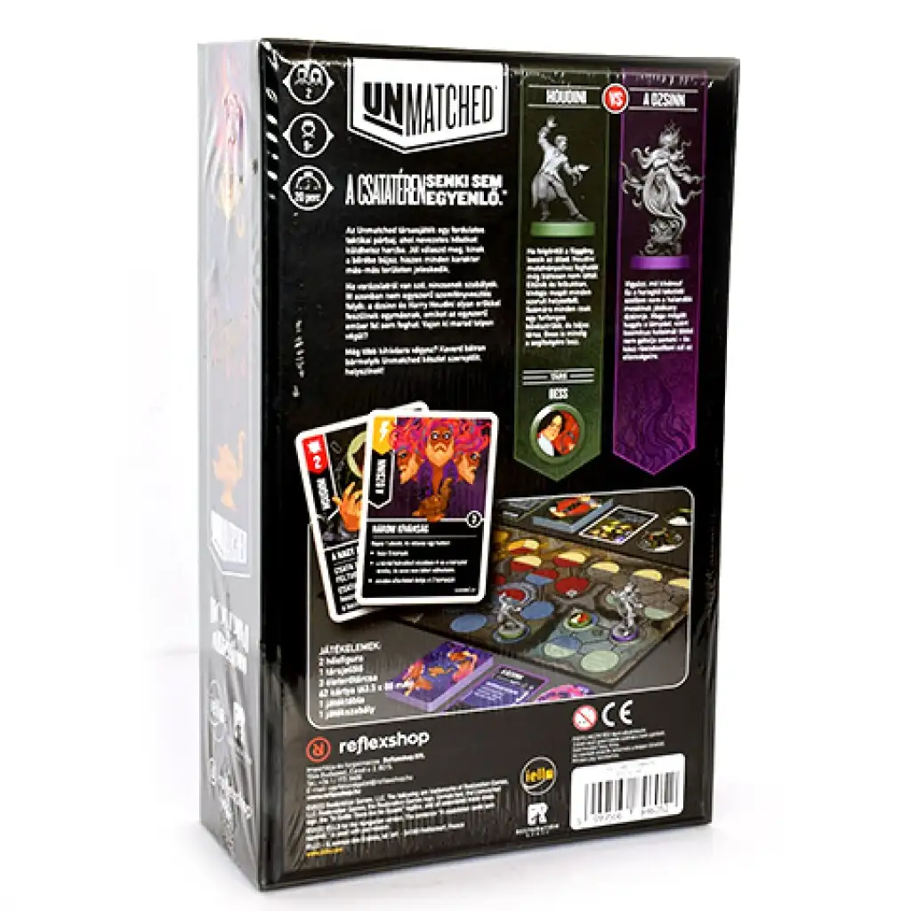 Unmatched: Houdini vs. Der Dschinn Brettspiel kép 2