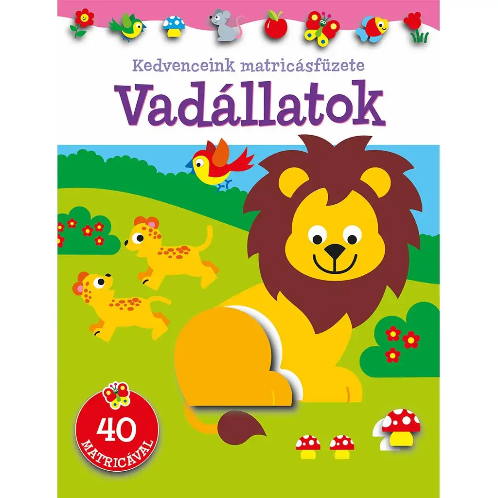 Unsere Lieblinge Stickerbuch - Wildtiere