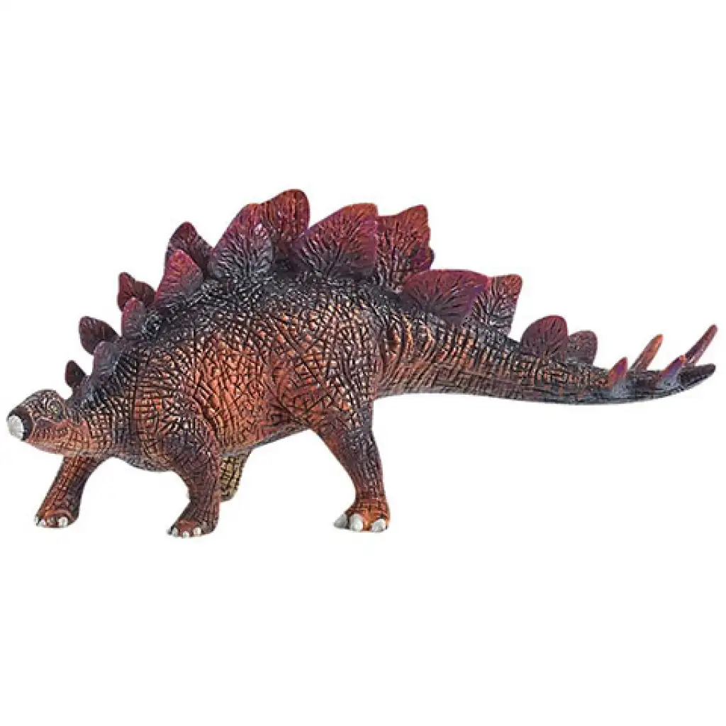 Uralte Dinosaurierwelt: Stegosaurus-Dino-Figur kép 2