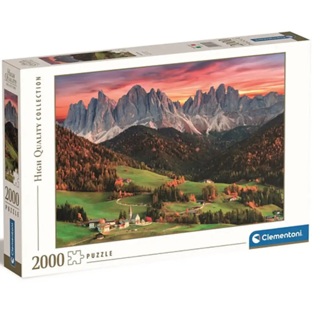 Val Di Funes, Italien HQC Puzzle 2000 Teile - Clementoni