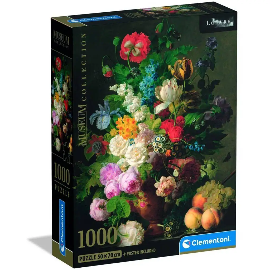 Van Dael - Schale mit Blumen 1000-teilige Puzzle - Clementoni
