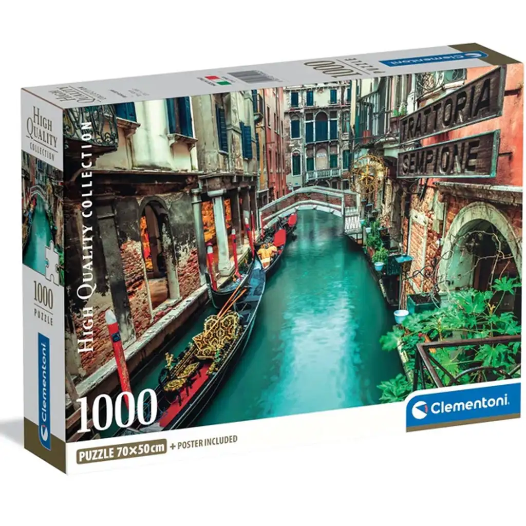 Venezianischer Kanal HQC 1000-teiliges Puzzle - Clementoni