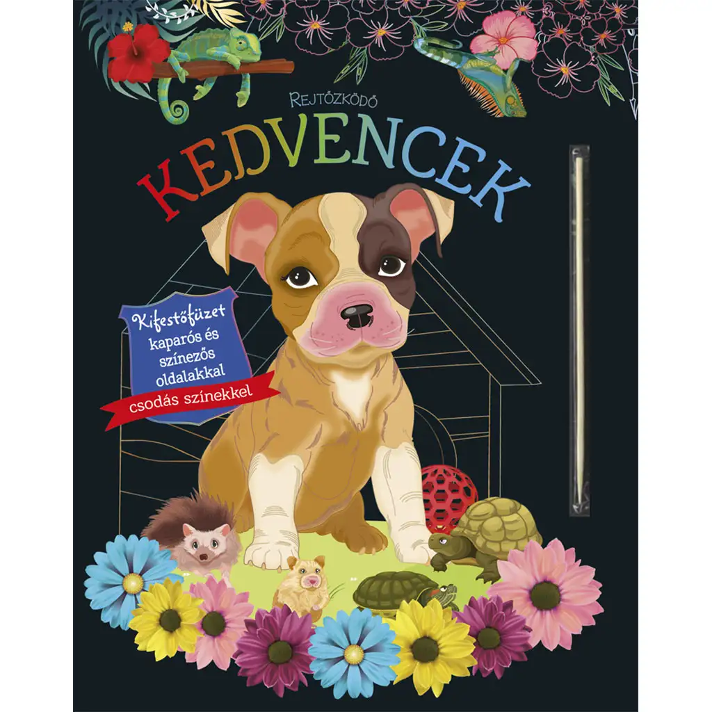 Versteckte Lieblinge - Malbuch mit Kratz- und Ausmalseiten