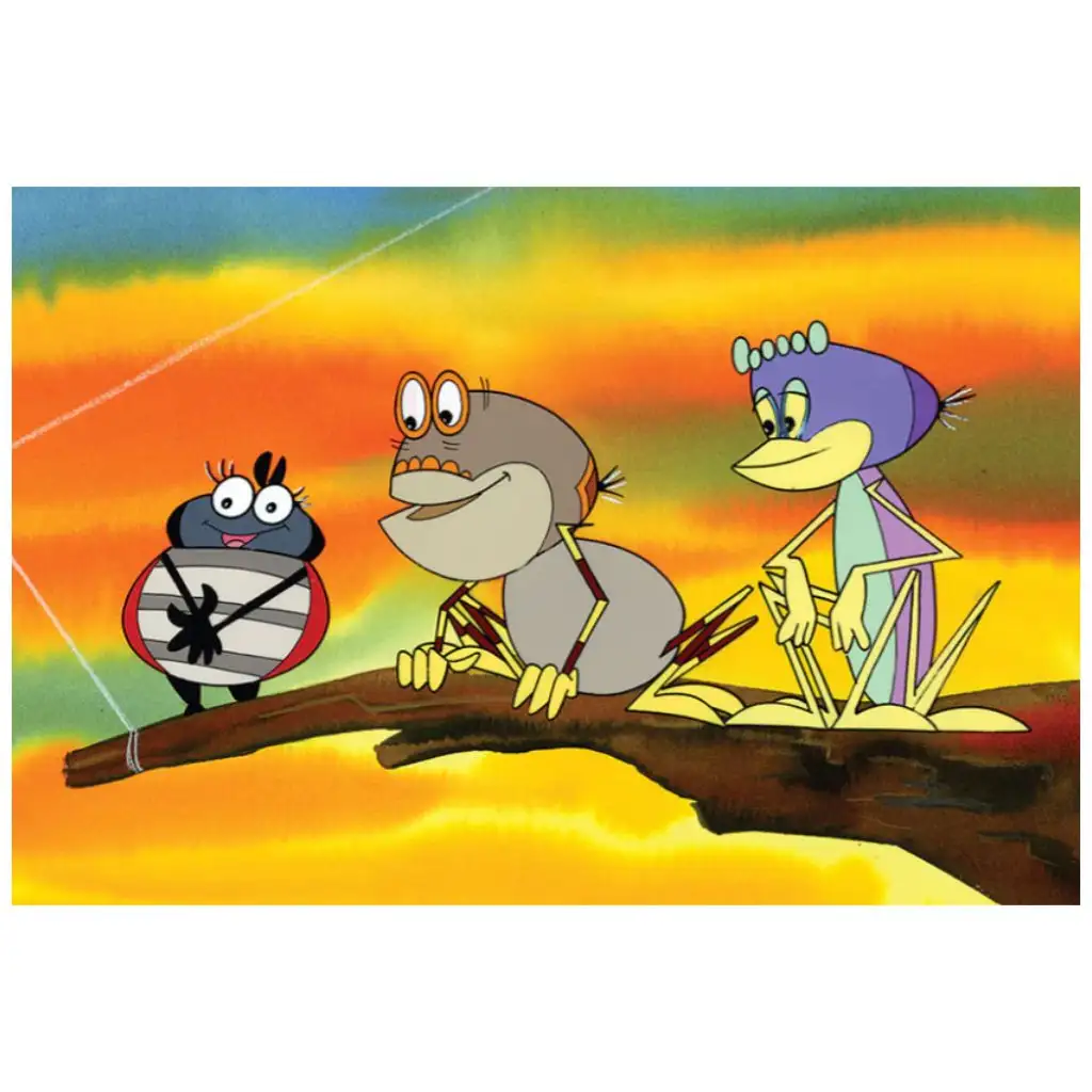 Wasserfloh-Wunderfloh IV. (Wolke über dem See) Diafilm