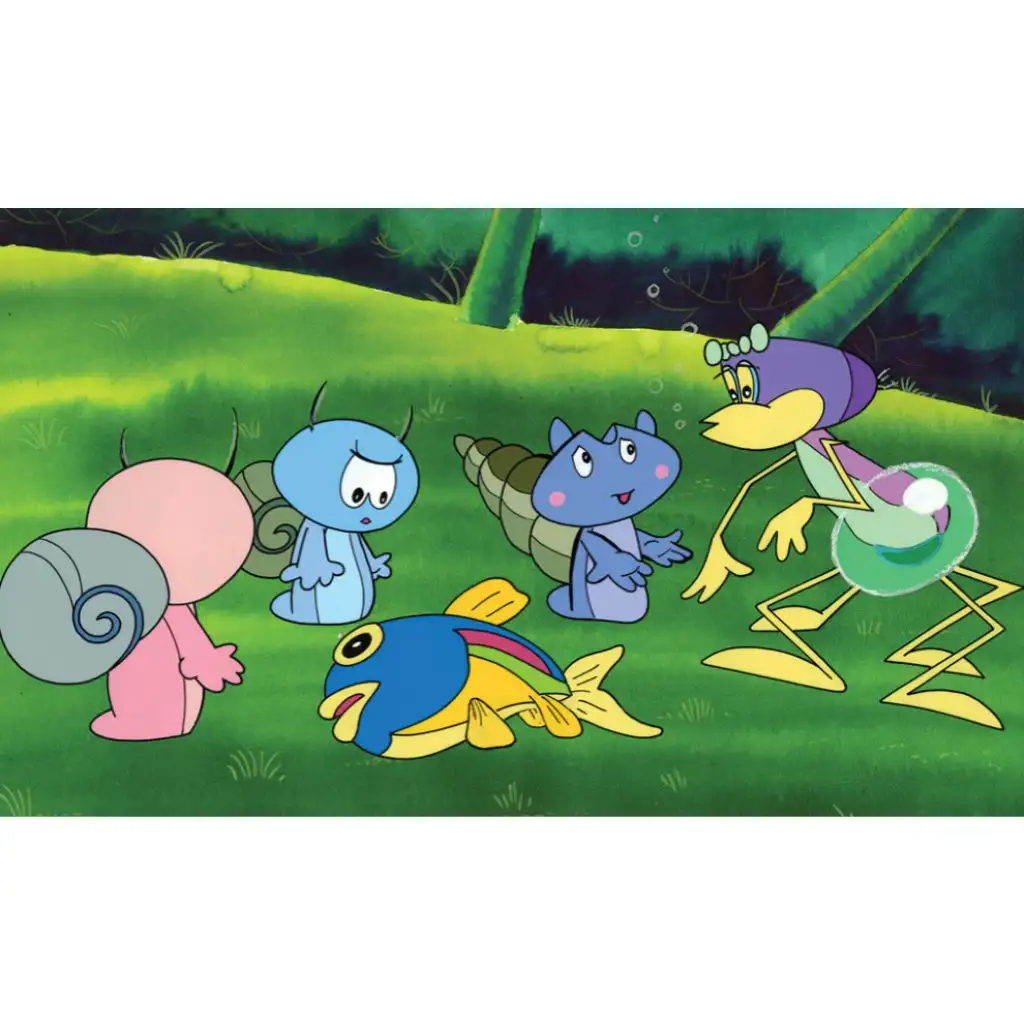 Wasserspinne-Wunderpocke III. (Kluge Kinder) Diafilm