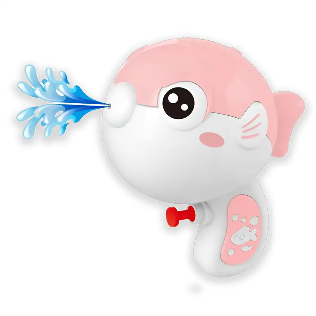 WaterWow: Rosa Kugelfisch Wasserpistole 13cm