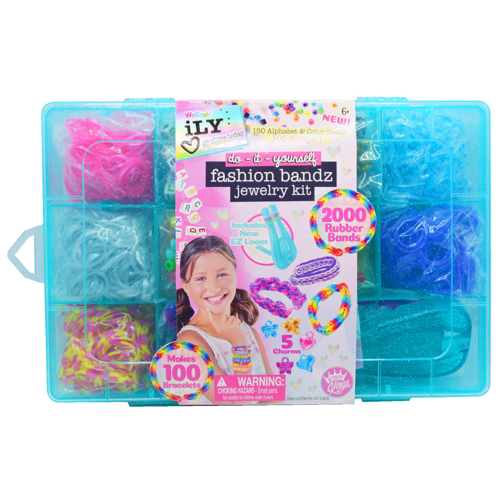 WeCool: ILY DIY Gummiband-Armband-Set mit Perlen