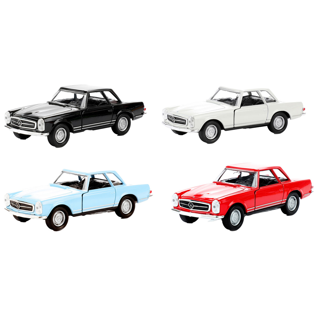 Welly: Mercedes-Benz 1963 230SL Metall-Spielzeugauto Modell, verschiedene Ausführungen, 11 cm