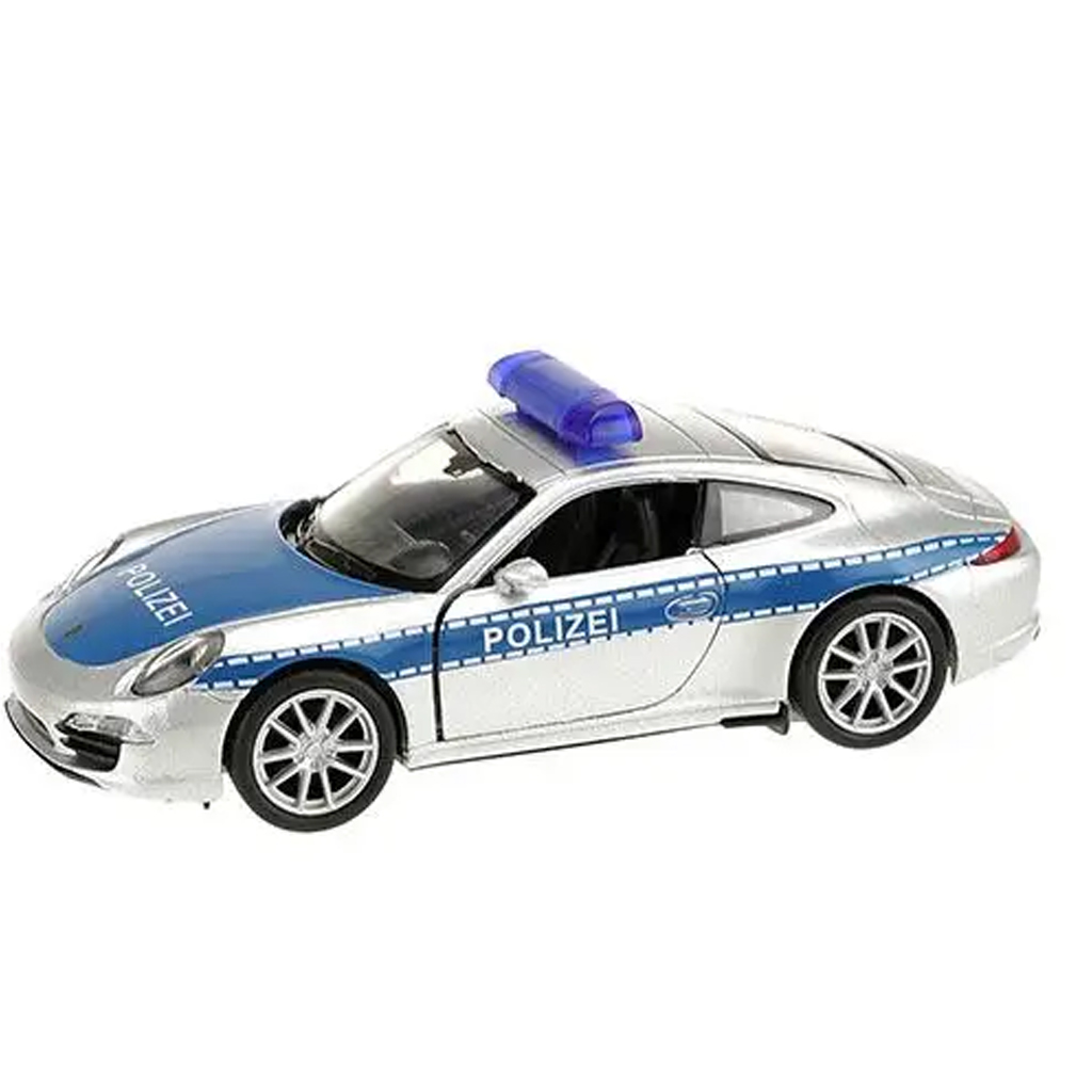 Welly: Porsche 911 Polizeiauto Metallmodell 11 cm