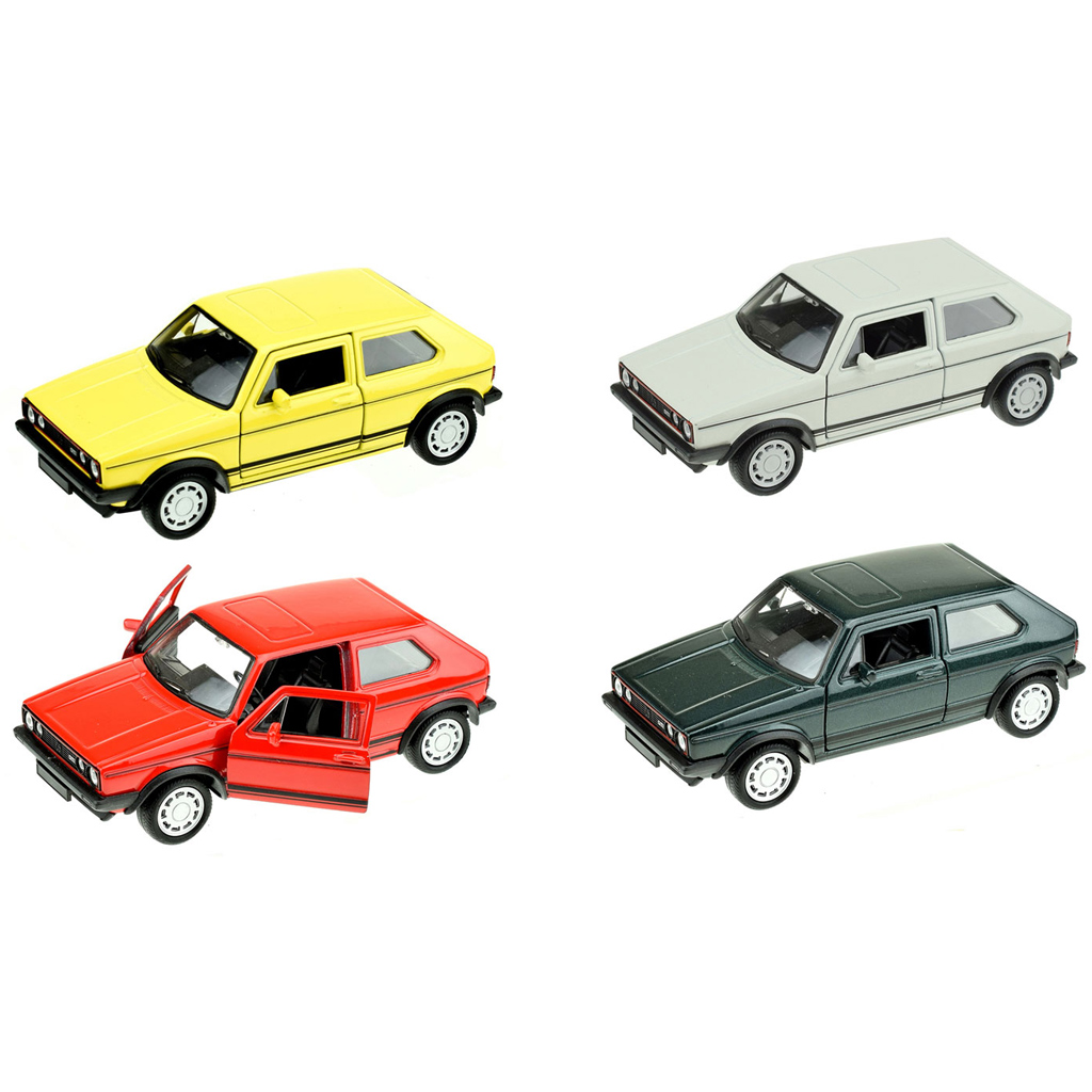 Welly: Volkswagen Golf I GTI Metall-Automodell in verschiedenen Ausführungen, 11 cm