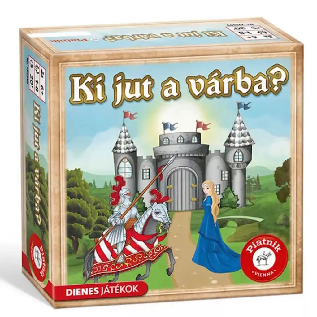 Wer erreicht die Burg? Brettspiel - Piatnik
