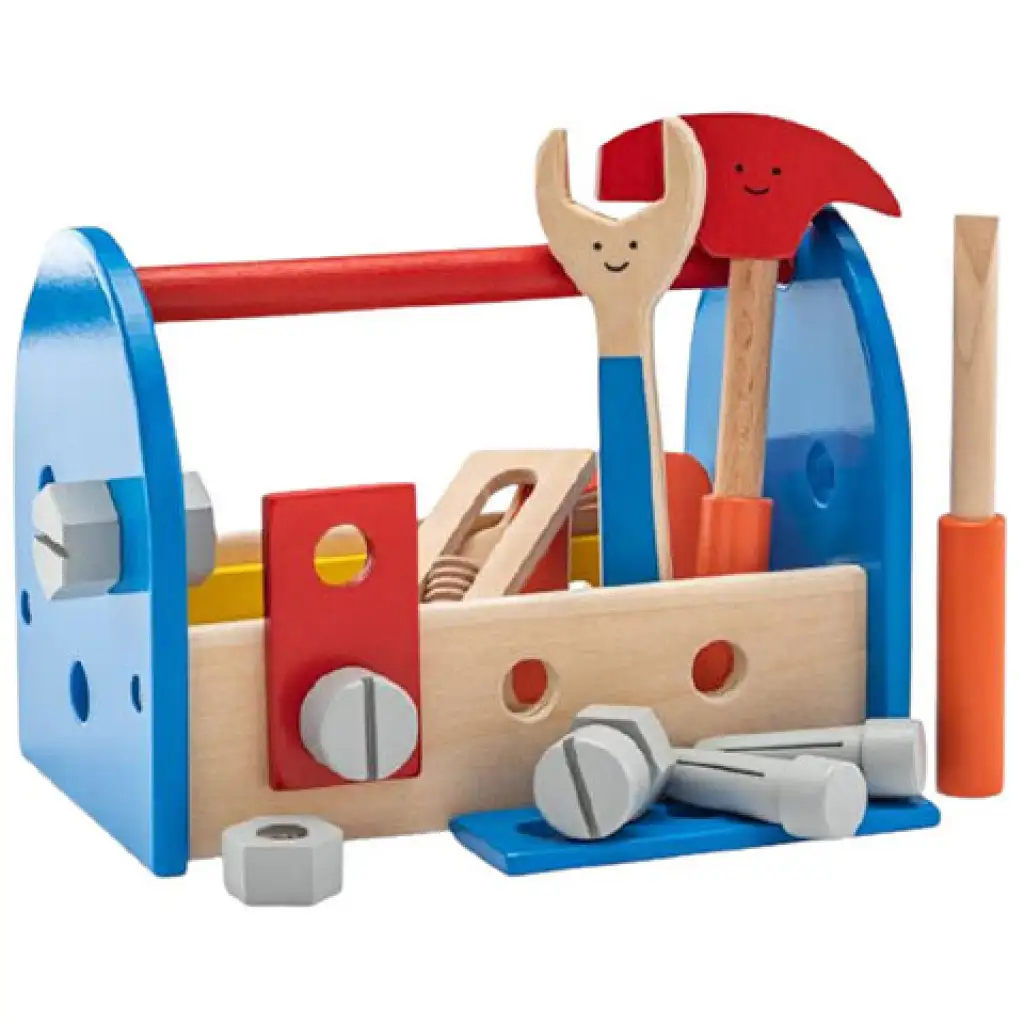 Werkzeugkasten-Set aus Holz - Woodyland