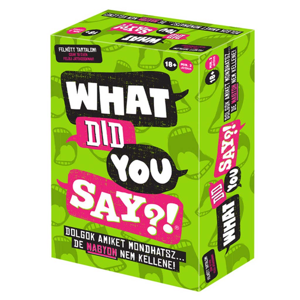 What Did You Say? Gesellschaftsspiel für Erwachsene kép 1