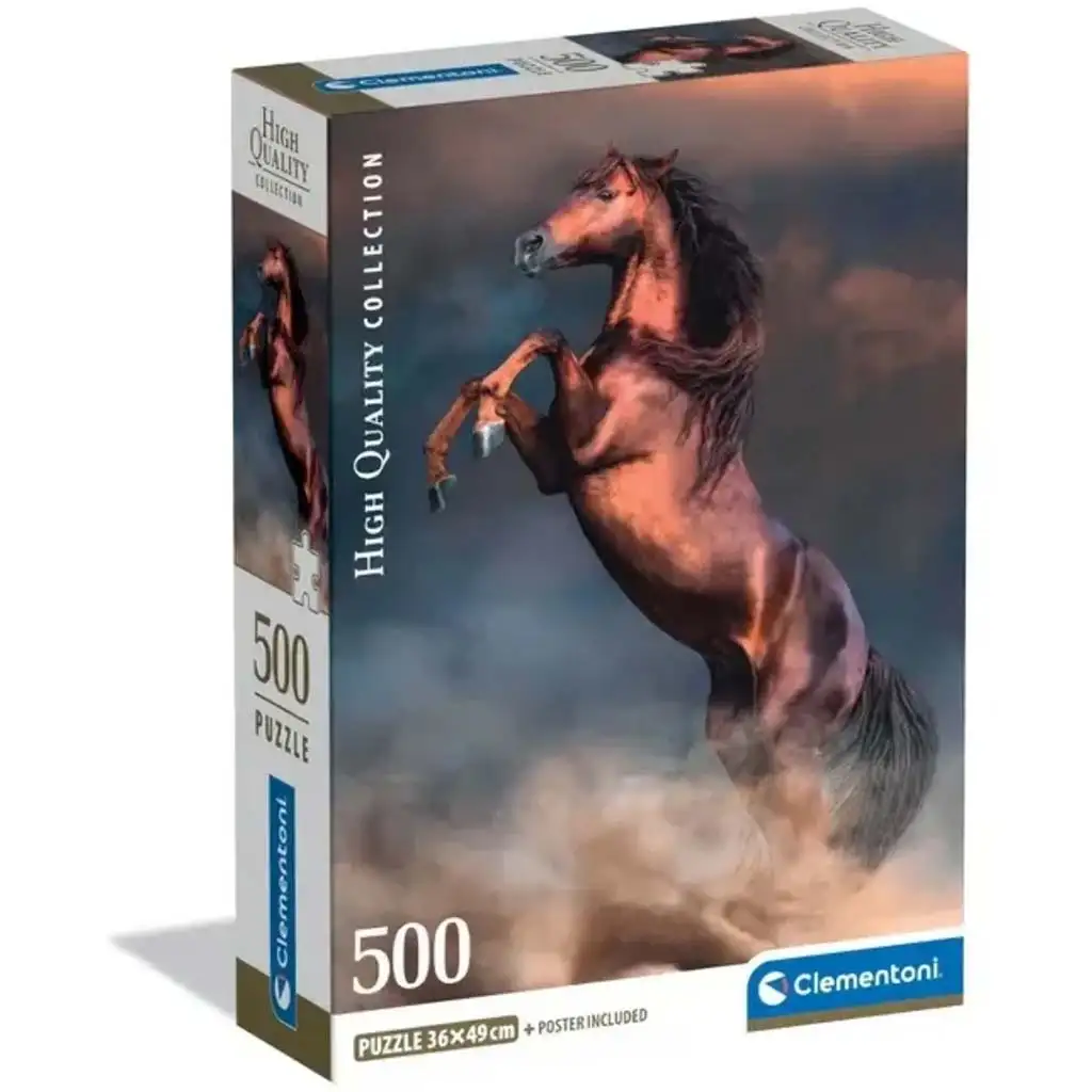 Wilder roter Hengst HQC 500-teiliges Puzzle - Clementoni