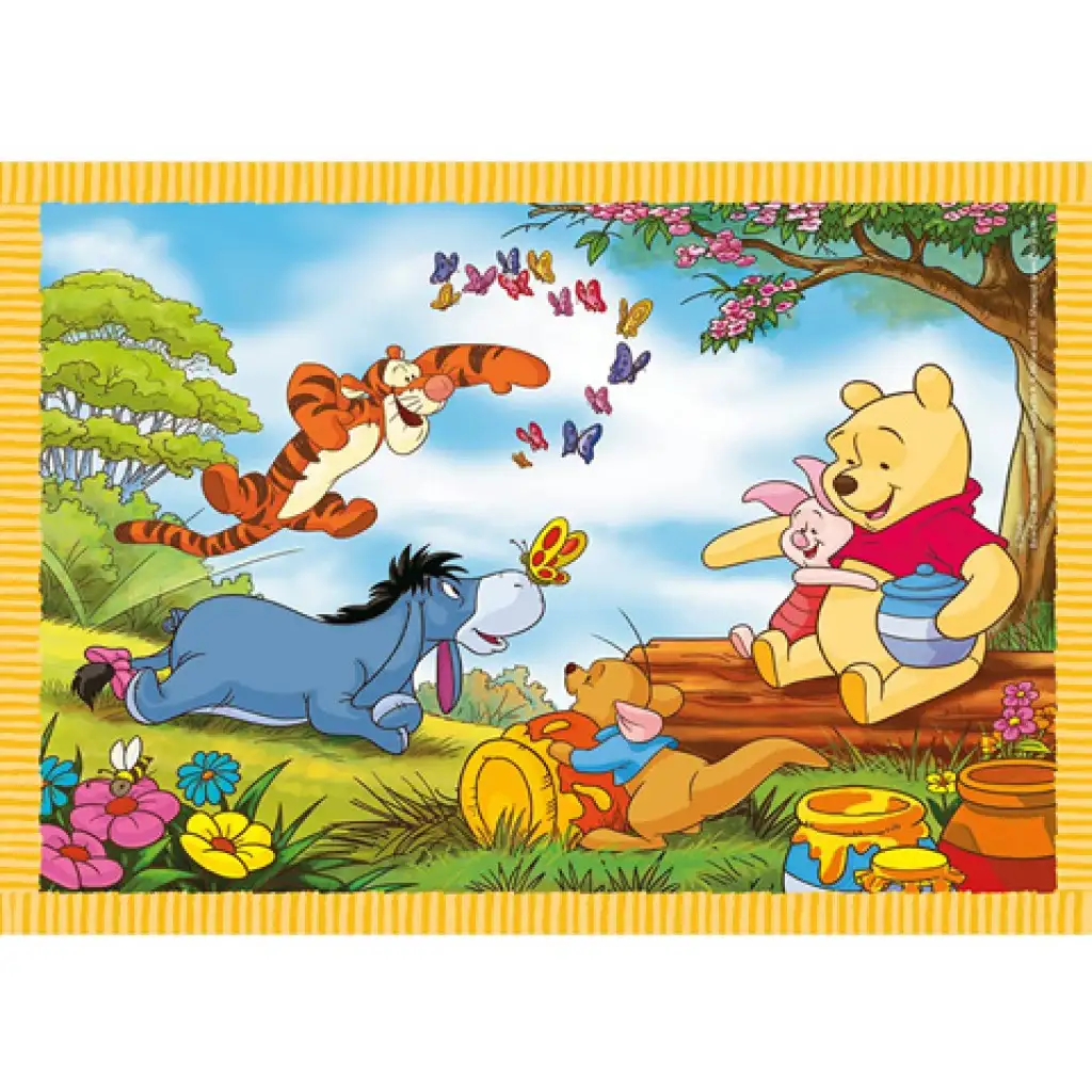 Winnie Puuh 4-in-1 Puzzle - Clementoni kép 4