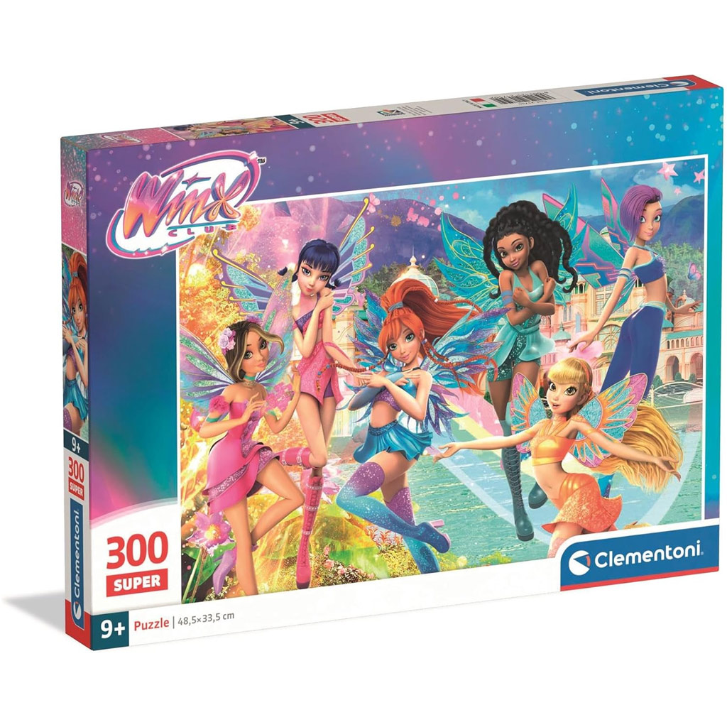 Winx Club Feen 300 Teile Super Puzzle – Clementoni kép 1