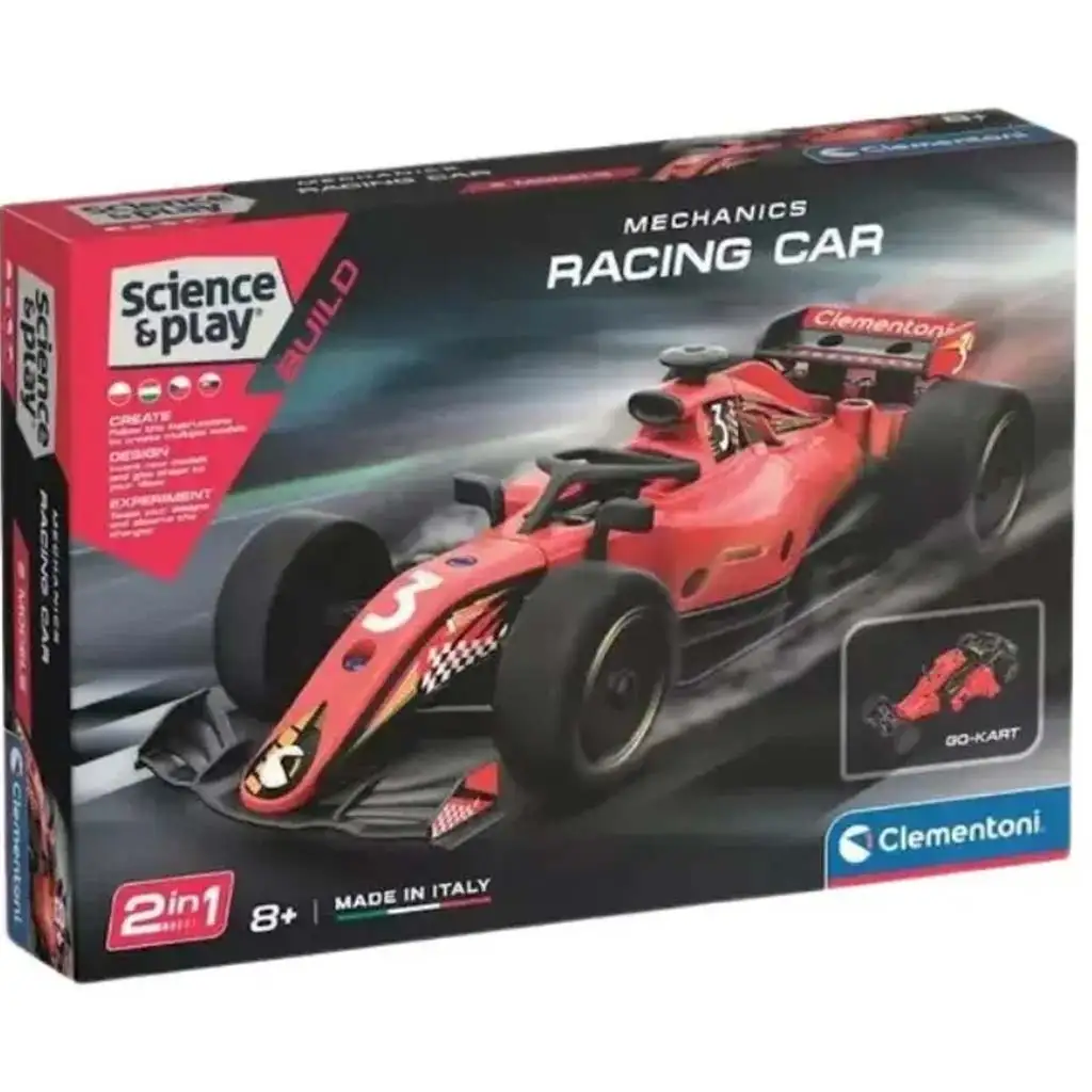 Wissenschaft & Spiel: Mechanische Werkstatt - Formel 1 Rennwagen - Clementoni