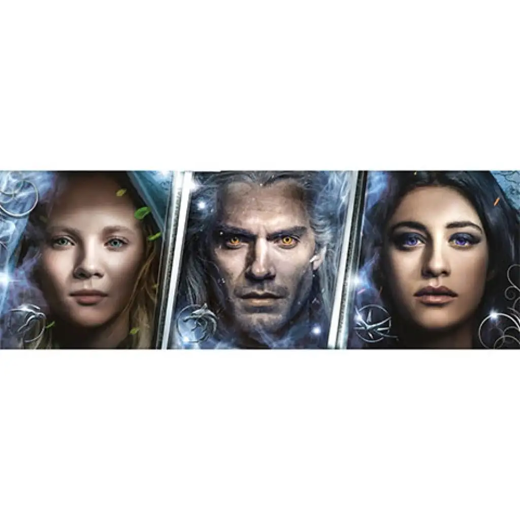 Witcher: Hexer 1000-teilige Panorama-Puzzle - Clementoni kép 2