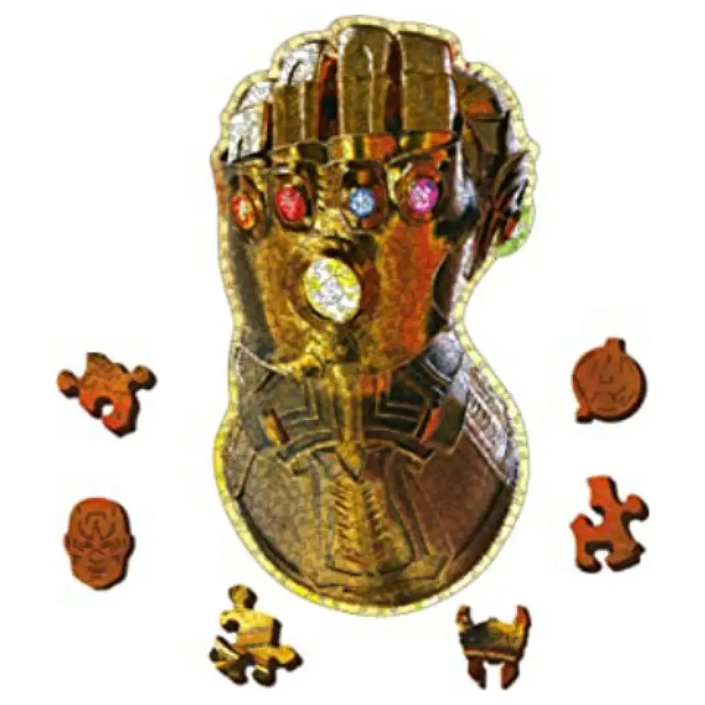 Wood Craft: Avengers Unendlichkeitshandschuh 500+5 Stück Premium Holzpuzzle - Trefl kép 2