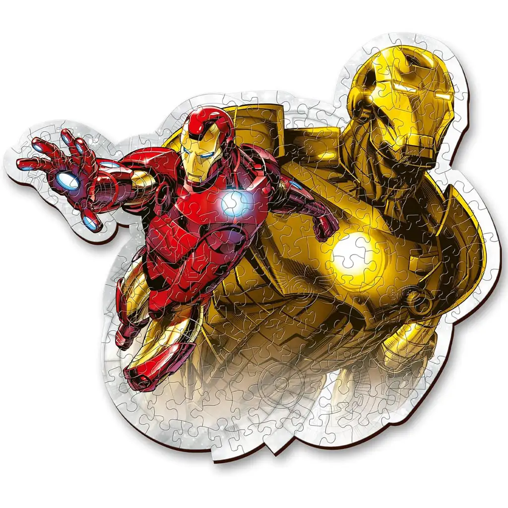 Wood Craft: Marvel Avengers - Iron Man 160-teiliges Premium-Holzpuzzle - Trefl kép 2