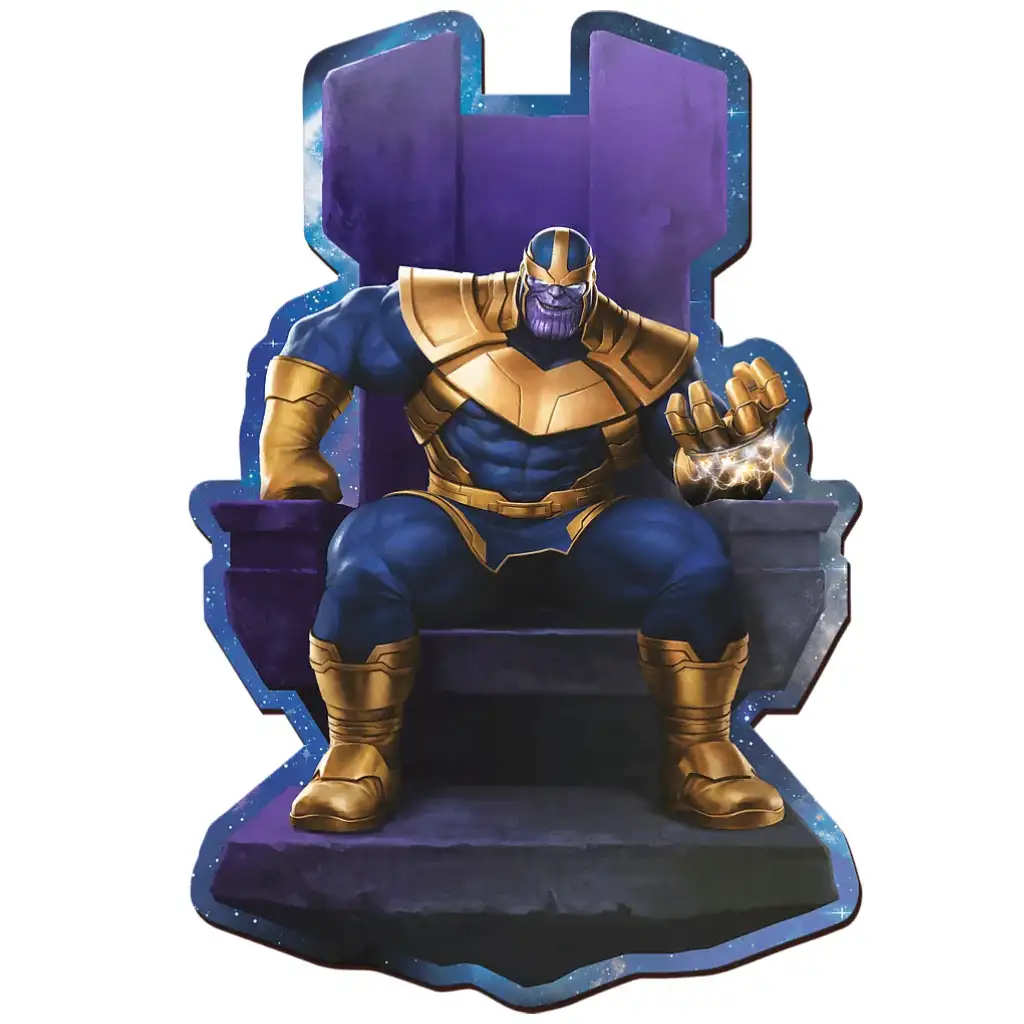 Wood Craft: Marvel Avengers - Thanos auf dem Thron 160-teiliges Premium-Holzpuzzle - Trefl kép 2