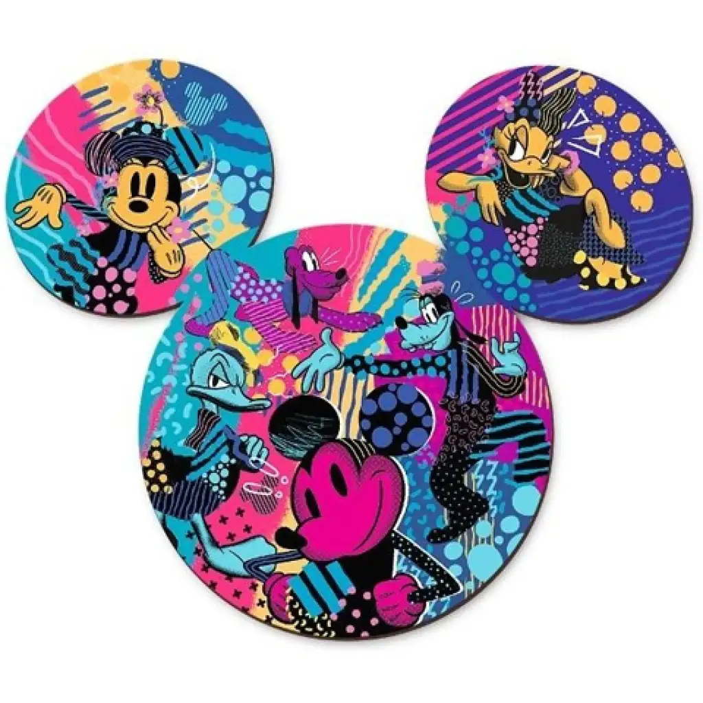 Wood Craft: Mickey Maus 500+5-teiliges Holzpuzzle - Trefl kép 2