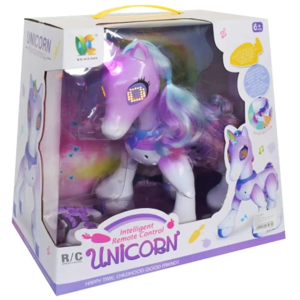 Wunderbares interaktives ferngesteuertes Einhorn 28cm kép 3