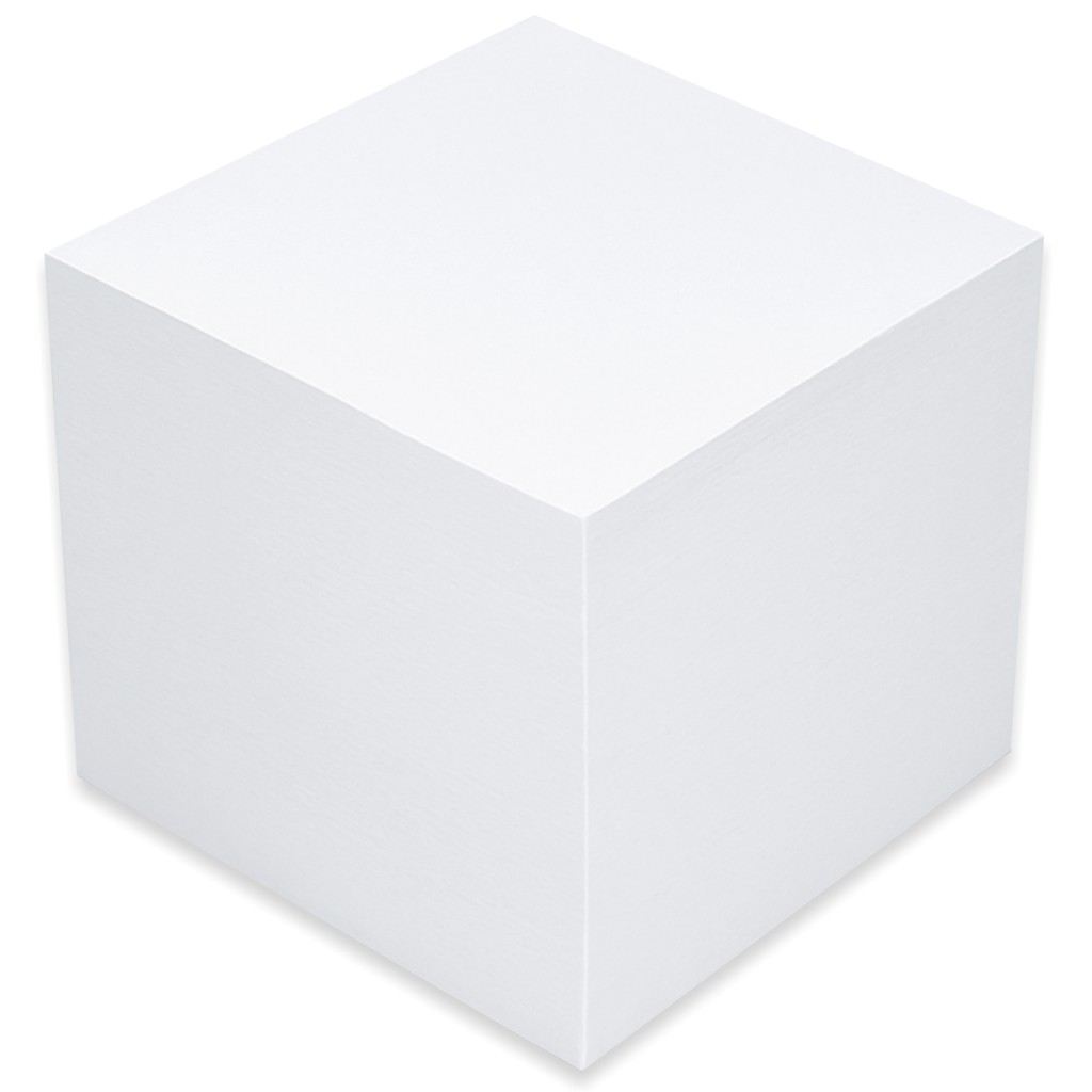 Würfel-Notizblock 8,5x8,5x8,5 cm, 1000 Blatt