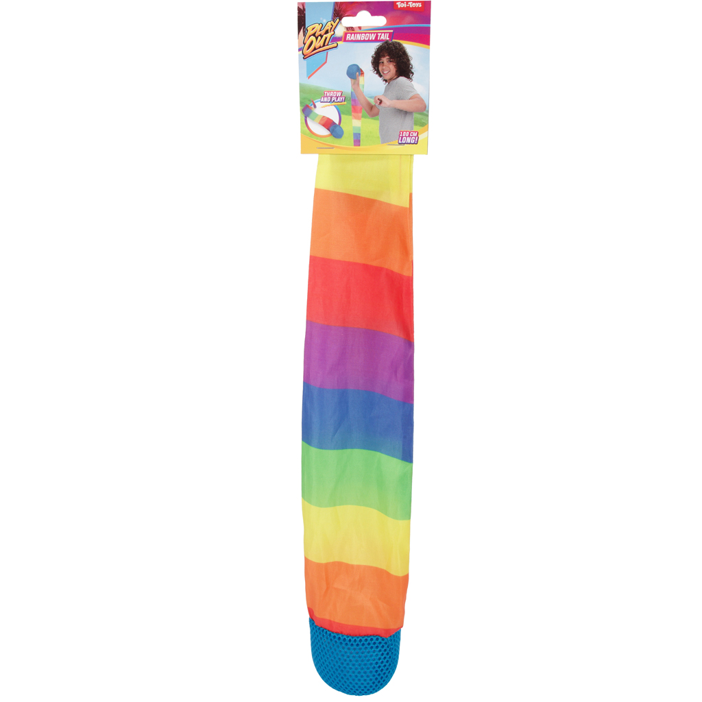 Wurfspiel „Tail Ball“ in Regenbogenfarben, verschiedene Ausführungen, 1 Stück