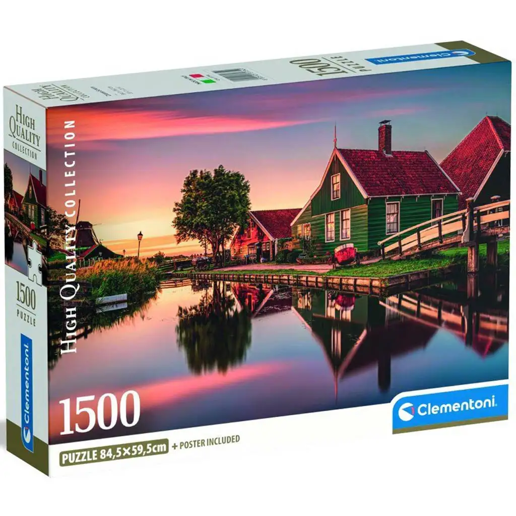 Zaanse Schans HQC 1500 Teile Puzzle - Clementoni
