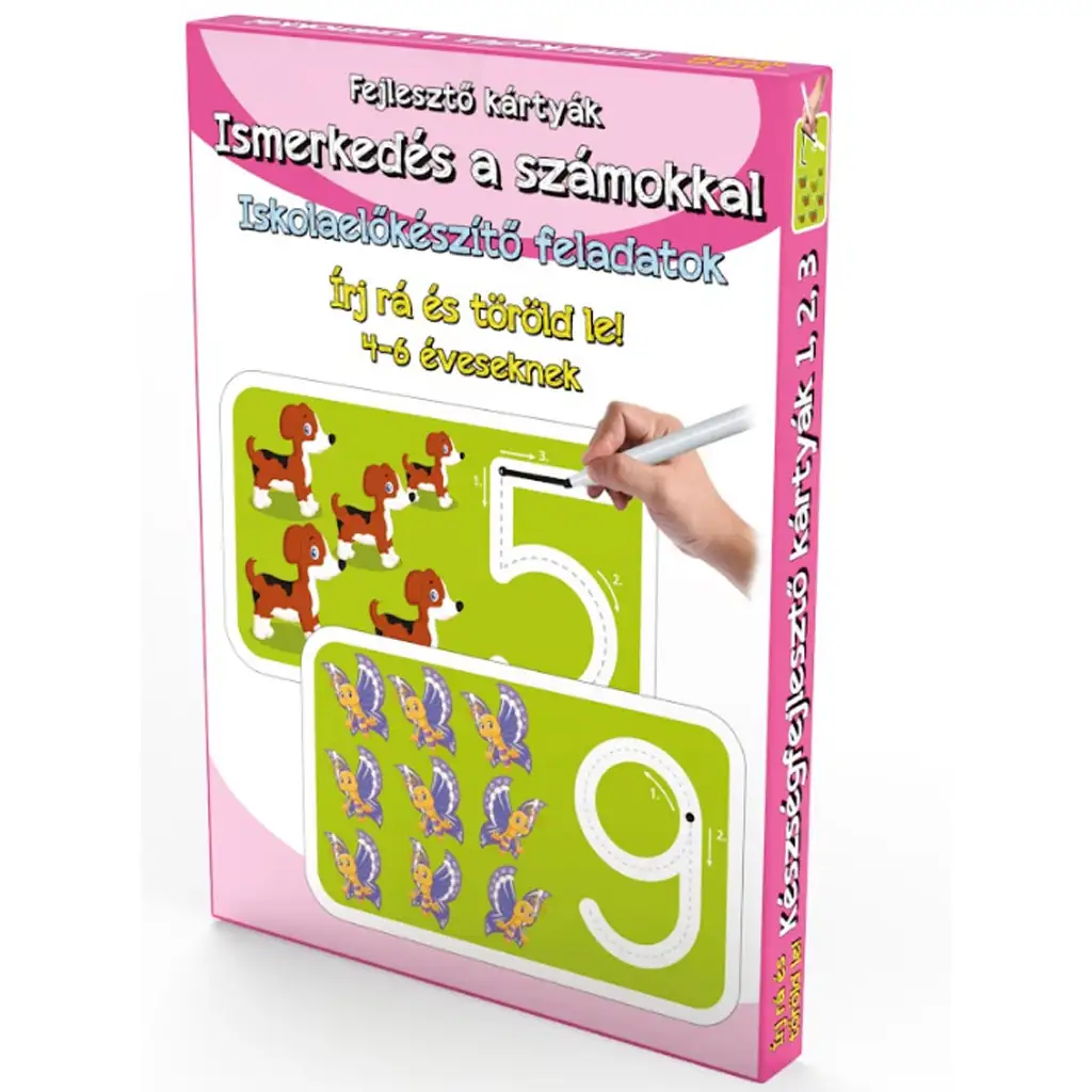 Zahlen kennenlernen – Schulvorbereitende Entwicklungskarten für 4-6 Jährige